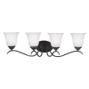 Medusa 4-Light Vanity Wall Lamp 1 Medusa 4-Light Vanity Wall Lamp -Kenroy Store 1867442 Brown