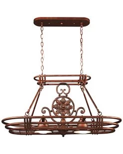 2-Light Dorada Pot Rack Home
