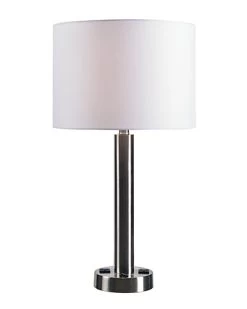 Hemlock Table Lamp 2 Outlets Home