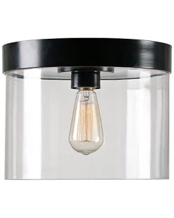Capri 1-Light Flush Mount Large Pan Home