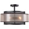 Alessandra 3-Light Semi Flush Home -Kenroy Store 3050562619 RLLD 1