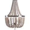 Dumas 3-Light Wood Bead Chandelier Home -Kenroy Store 3050592476 RLLD 1
