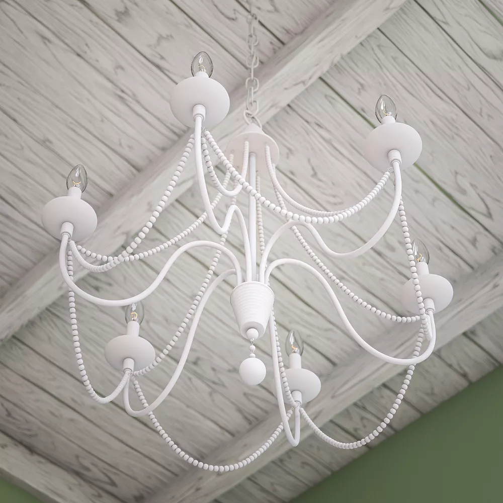 Kenroy Home Casual Weathered 6-Light Chandelier 5 Kenroy Home Casual Weathered 6-Light Chandelier - Image 3