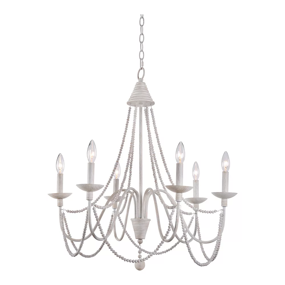 Kenroy Home Casual Weathered 6-Light Chandelier 3 Kenroy Home Casual Weathered 6-Light Chandelier