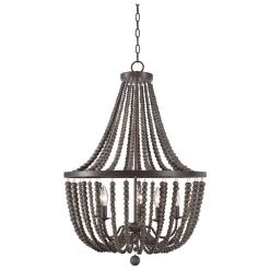 Kenroy Dumas 5-Light Chandelier In Golden Bronze