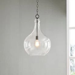 Kenroy Rhone 1-Light Pendant In Oil Rubbed Bronze