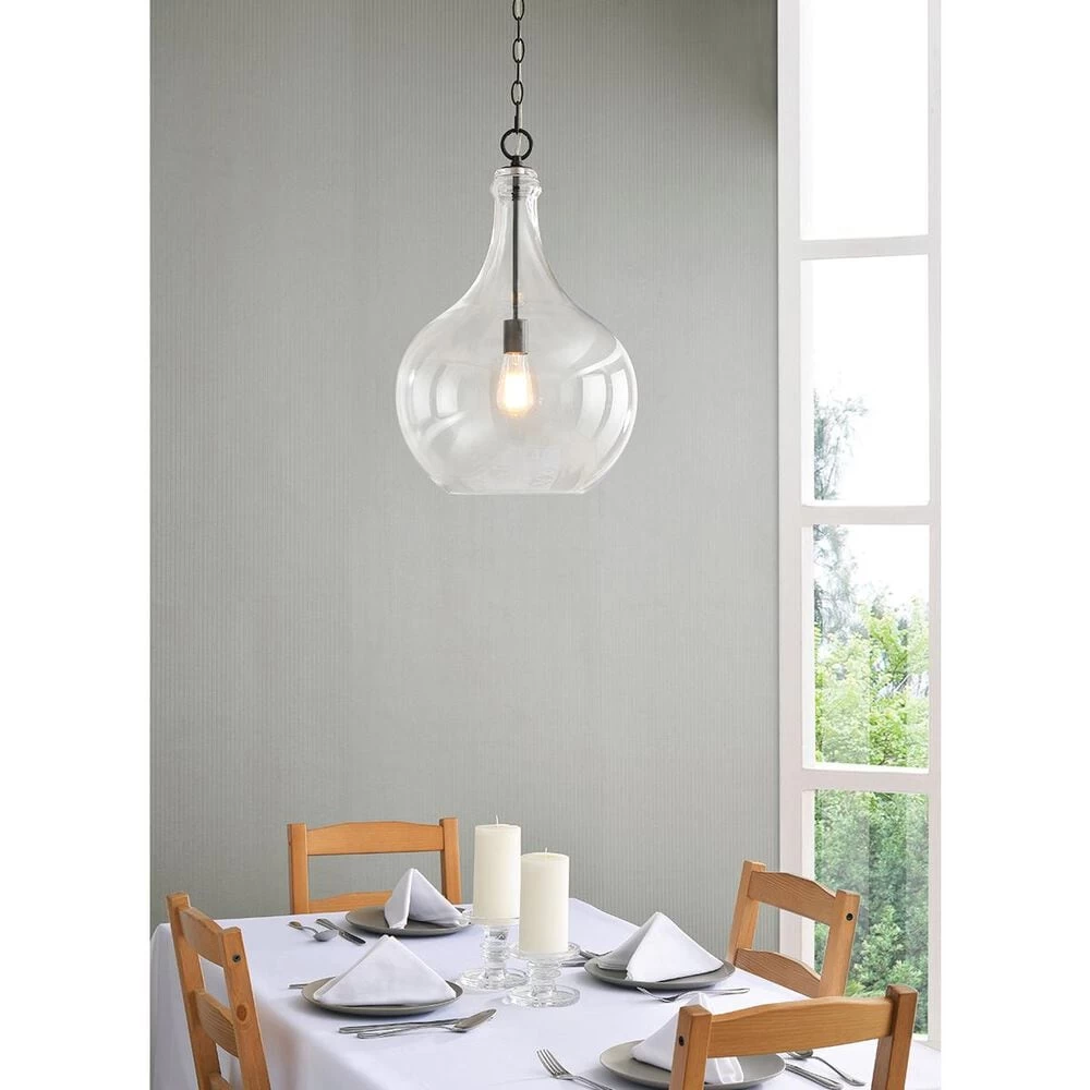 Kenroy Rhone 1-Light Pendant In Oil Rubbed Bronze 5 Kenroy Rhone 1-Light Pendant In Oil Rubbed Bronze - Image 3