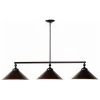 Kenroy Conical 3-Light Island Light In Blackened Oil Rubbed Bronze