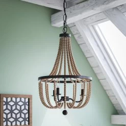 Kenroy Regas Chandelier In Golden Bronze -Kenroy Store 57455784 3