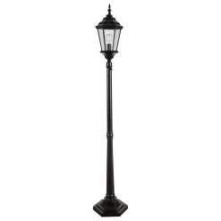Kenroy Villa Portable Outdoor Post Lantern In Oil Rubbed Bronze