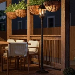 Kenroy Villa Portable Outdoor Post Lantern In Oil Rubbed Bronze -Kenroy Store 60124500 6