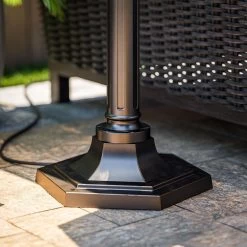 Kenroy Villa Portable Outdoor Post Lantern In Oil Rubbed Bronze -Kenroy Store 60124500 8