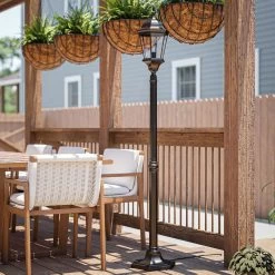 Kenroy Villa Portable Outdoor Post Lantern In Oil Rubbed Bronze -Kenroy Store 60124500 9