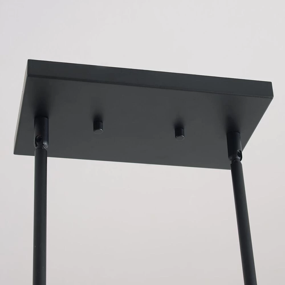 Kenroy Cadmen Square 4-Light Island Light In Black And Weathered White 7 Kenroy Cadmen Square 4-Light Island Light In Black And Weathered White - Image 5