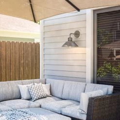 Kenroy Sully Large Wall Lantern In Galvanized -Kenroy Store 63688428 5