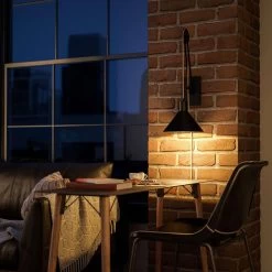 Kenroy Boone Indoor Wall Pulley Lantern In Matte Black -Kenroy Store 63688444 10