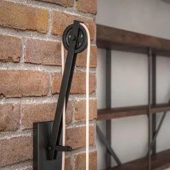 Kenroy Boone Indoor Wall Pulley Lantern In Matte Black -Kenroy Store 63688444 4