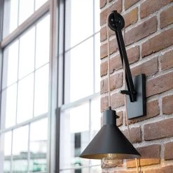 Kenroy Boone Indoor Wall Pulley Lantern In Matte Black -Kenroy Store 63688444 6