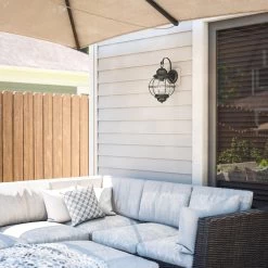 Kenroy Hatteras 1-Light Wall Lantern In Black 13 Kenroy Hatteras 1-Light Wall Lantern In Black -Kenroy Store 63688485 5