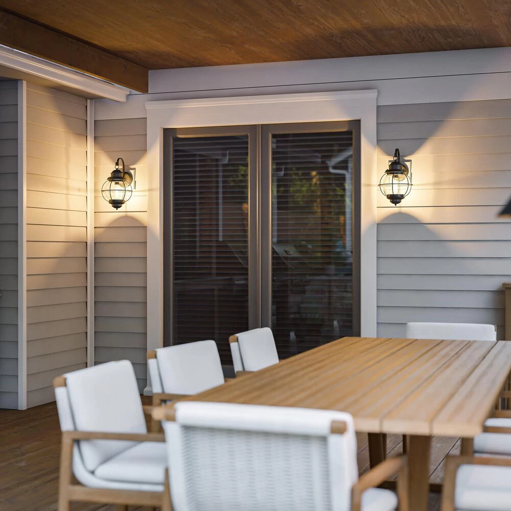 Kenroy Hatteras 1-Light Wall Lantern In Black 9 Kenroy Hatteras 1-Light Wall Lantern In Black - Image 7