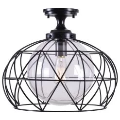 Kenroy Cavea Flush Mount In Oil Rubbed Bronze