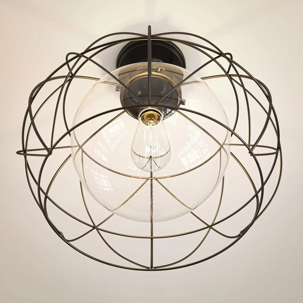 Kenroy Cavea Flush Mount In Oil Rubbed Bronze 8 Kenroy Cavea Flush Mount In Oil Rubbed Bronze - Image 6