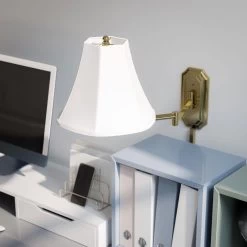 Kenroy Nathaniel Wall Swing Arm Lamp In Polished Brass -Kenroy Store 63688618 7