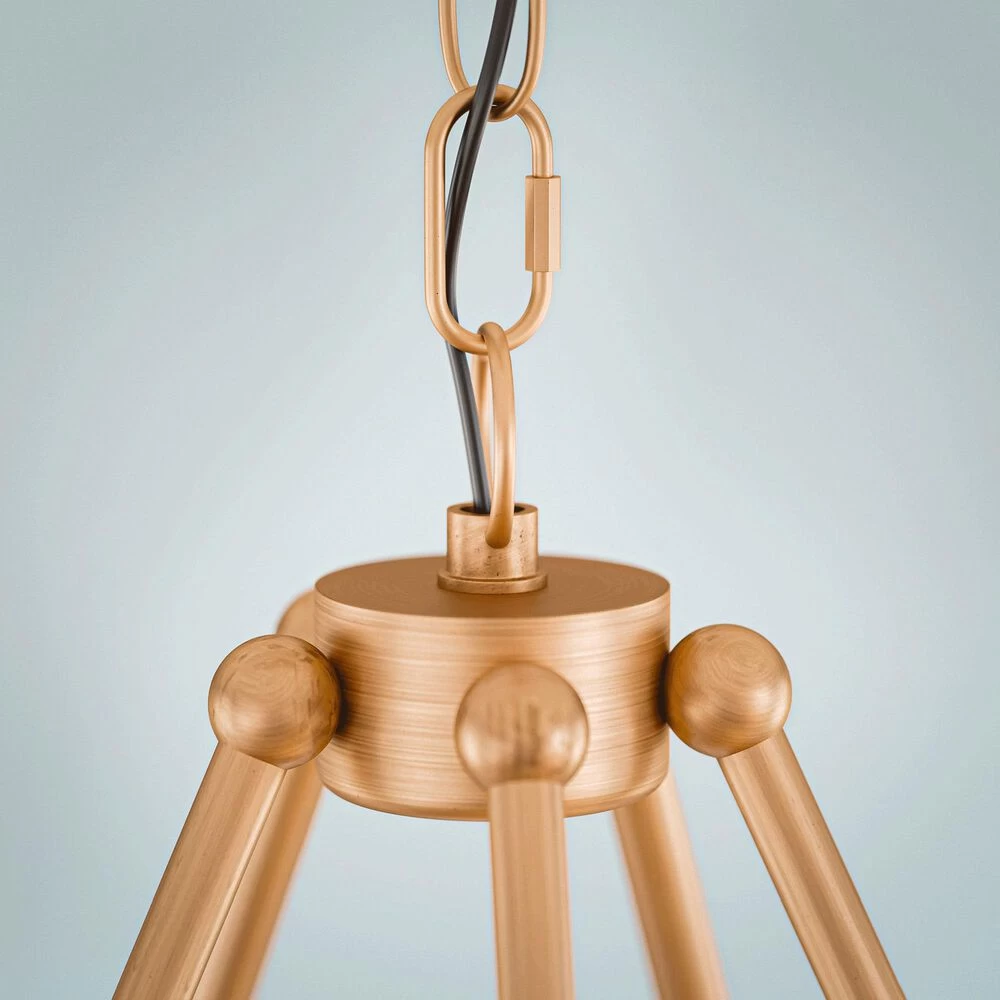 Kenroy Alvar 5-Light Chandelier In Gold 6 Kenroy Alvar 5-Light Chandelier In Gold - Image 4