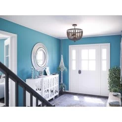 Kenroy Dumas 3-Light Semi Flush In Golden Bronze 14 Kenroy Dumas 3-Light Semi Flush In Golden Bronze -Kenroy Store 63688774 5