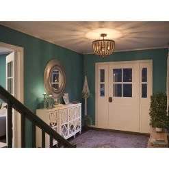 Kenroy Dumas 3-Light Semi Flush In Golden Bronze 15 Kenroy Dumas 3-Light Semi Flush In Golden Bronze -Kenroy Store 63688774 6