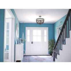 Kenroy Dumas 3-Light Semi Flush In Golden Bronze 16 Kenroy Dumas 3-Light Semi Flush In Golden Bronze -Kenroy Store 63688774 7