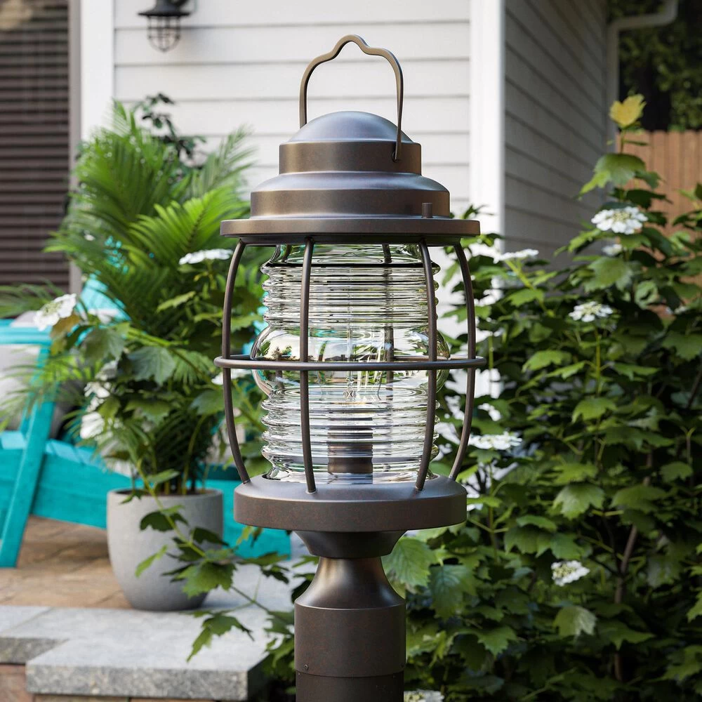 Kenroy Beacon 1-Light Post Lantern In Copper 4 Kenroy Beacon 1-Light Post Lantern In Copper - Image 2