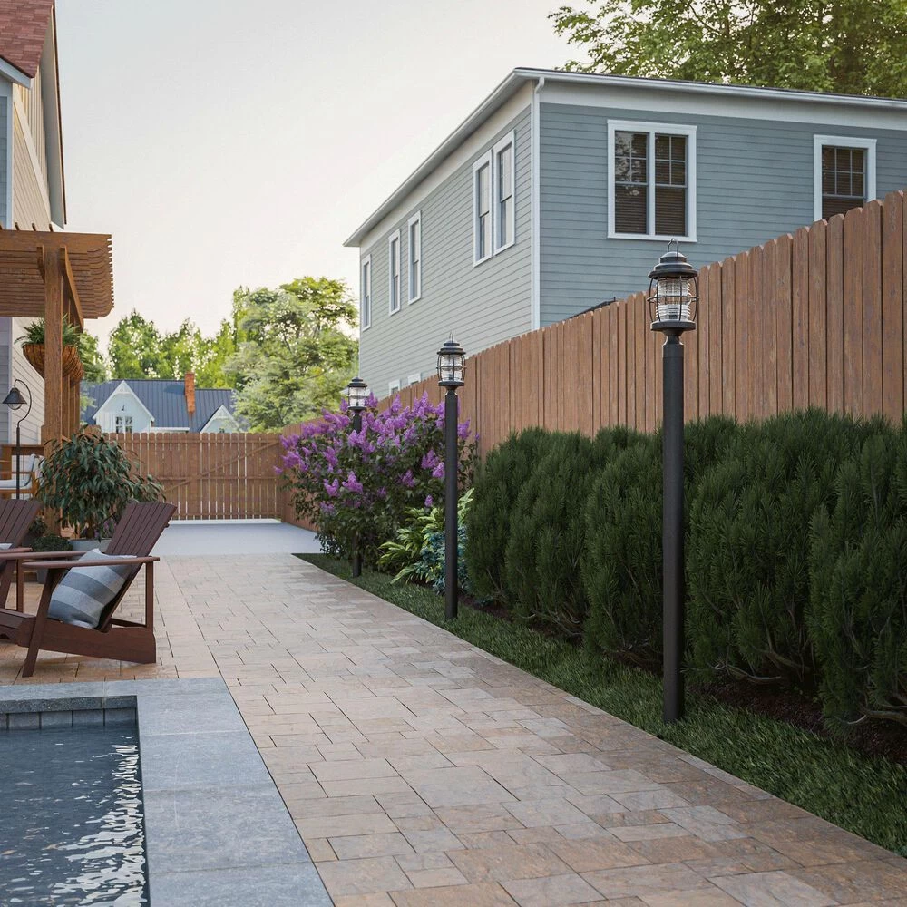 Kenroy Beacon 1-Light Post Lantern In Copper 8 Kenroy Beacon 1-Light Post Lantern In Copper - Image 6