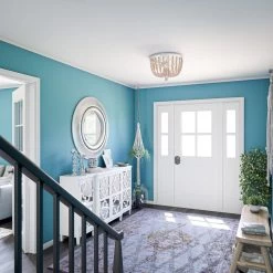 Kenroy Dumas 3-Light Flush Mount In Brushed Steel 14 Kenroy Dumas 3-Light Flush Mount In Brushed Steel -Kenroy Store 63688980 5