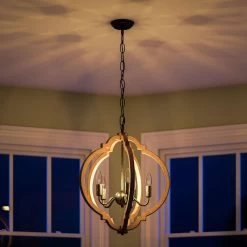 Kenroy Cadmen 5-Light Pendant In Black -Kenroy Store 63689061 9