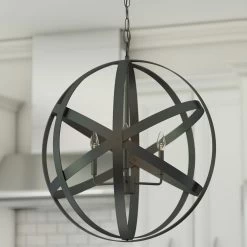 Kenroy Global 3-Light Pendant In Black -Kenroy Store 63689079 4