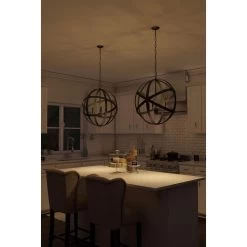 Kenroy Global 3-Light Pendant In Black -Kenroy Store 63689079 8