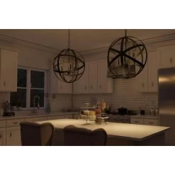 Kenroy Global 3-Light Pendant In Black -Kenroy Store 63689079 9