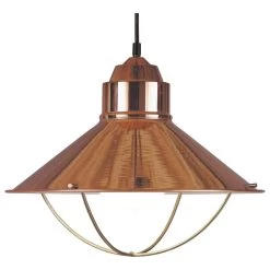 Kenroy Harbour 1-Light Pendant In Copper