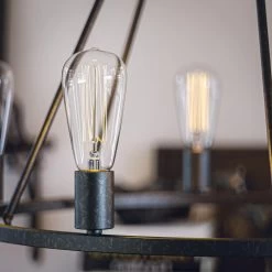 Kenroy Hixon 5-Light Chandelier In Forged Graphite 13 Kenroy Hixon 5-Light Chandelier In Forged Graphite -Kenroy Store 63689293 4