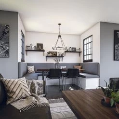 Kenroy Hixon 5-Light Chandelier In Forged Graphite 16 Kenroy Hixon 5-Light Chandelier In Forged Graphite -Kenroy Store 63689293 7