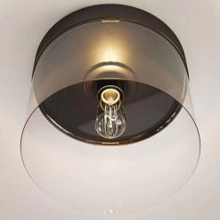 Kenroy Capri 1-Light Flush Mount Large Pan In Blackened Oil Rubbed Bronze -Kenroy Store 63689590 4