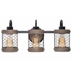 Kenroy Cozy 3-Light Vanity In Oil Rubbed Bronze