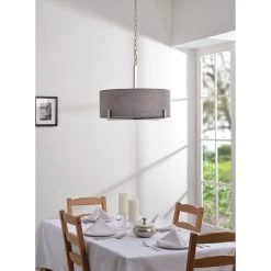 Kenroy Wiley 4-Light Pendant In Brushed Steel -Kenroy Store 63689947 6