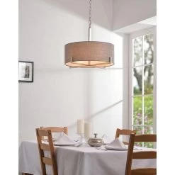 Kenroy Wiley 4-Light Pendant In Brushed Steel -Kenroy Store 63689947 8