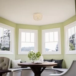 Kenroy Dumas 3-Light Flush Mount In Weathered White -Kenroy Store 63689970 10