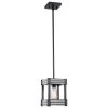 Kenroy Pioneer 1-Light Mini Pendant In Matte Black And Galvanized 1 Kenroy Pioneer 1-Light Mini Pendant In Matte Black And Galvanized -Kenroy Store 63690077 1 1