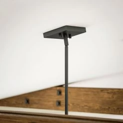 Kenroy Pioneer 1-Light Mini Pendant In Matte Black And Galvanized -Kenroy Store 63690077 7