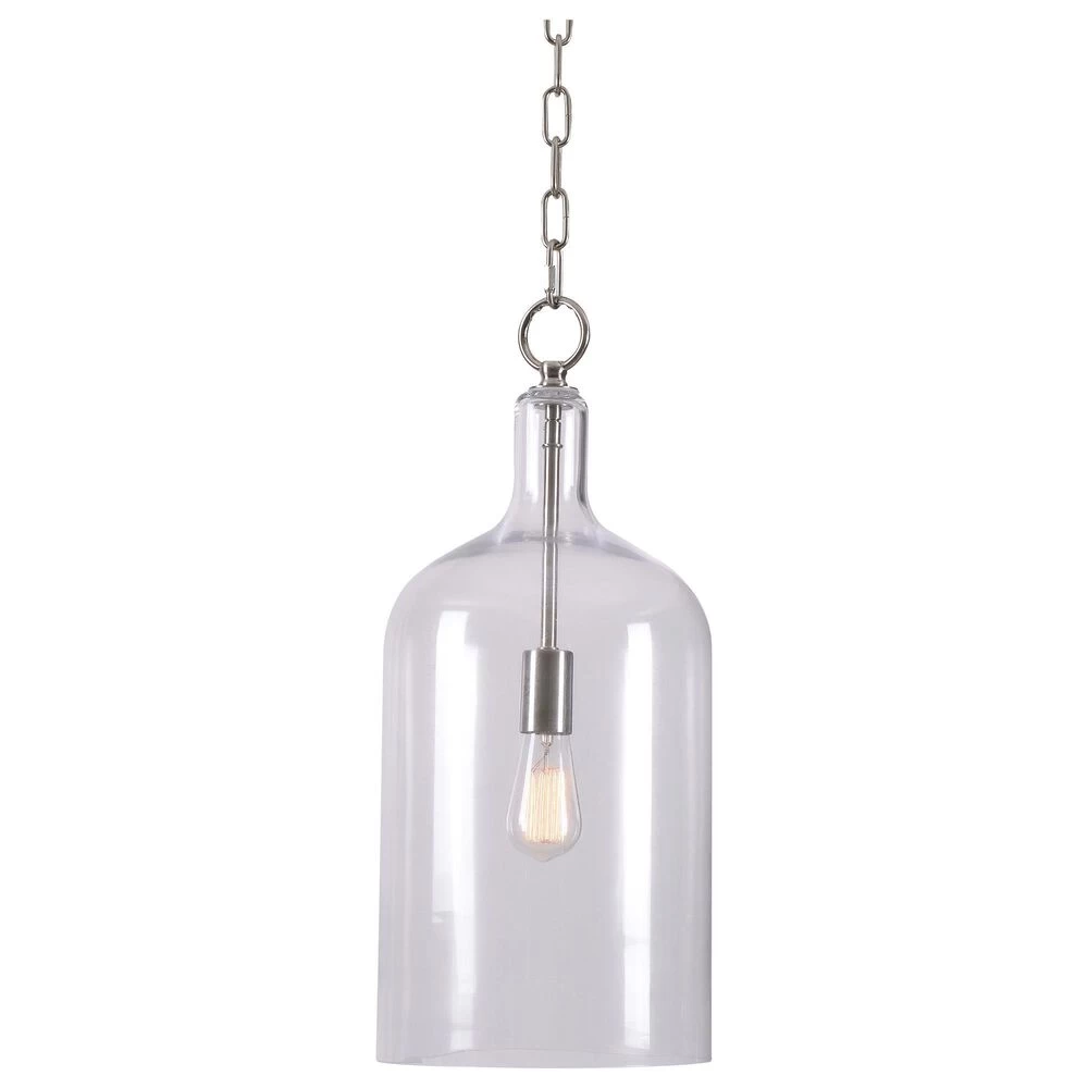 Kenroy Capri 1-Light Pendant In Brushed Nickel 3 Kenroy Capri 1-Light Pendant In Brushed Nickel