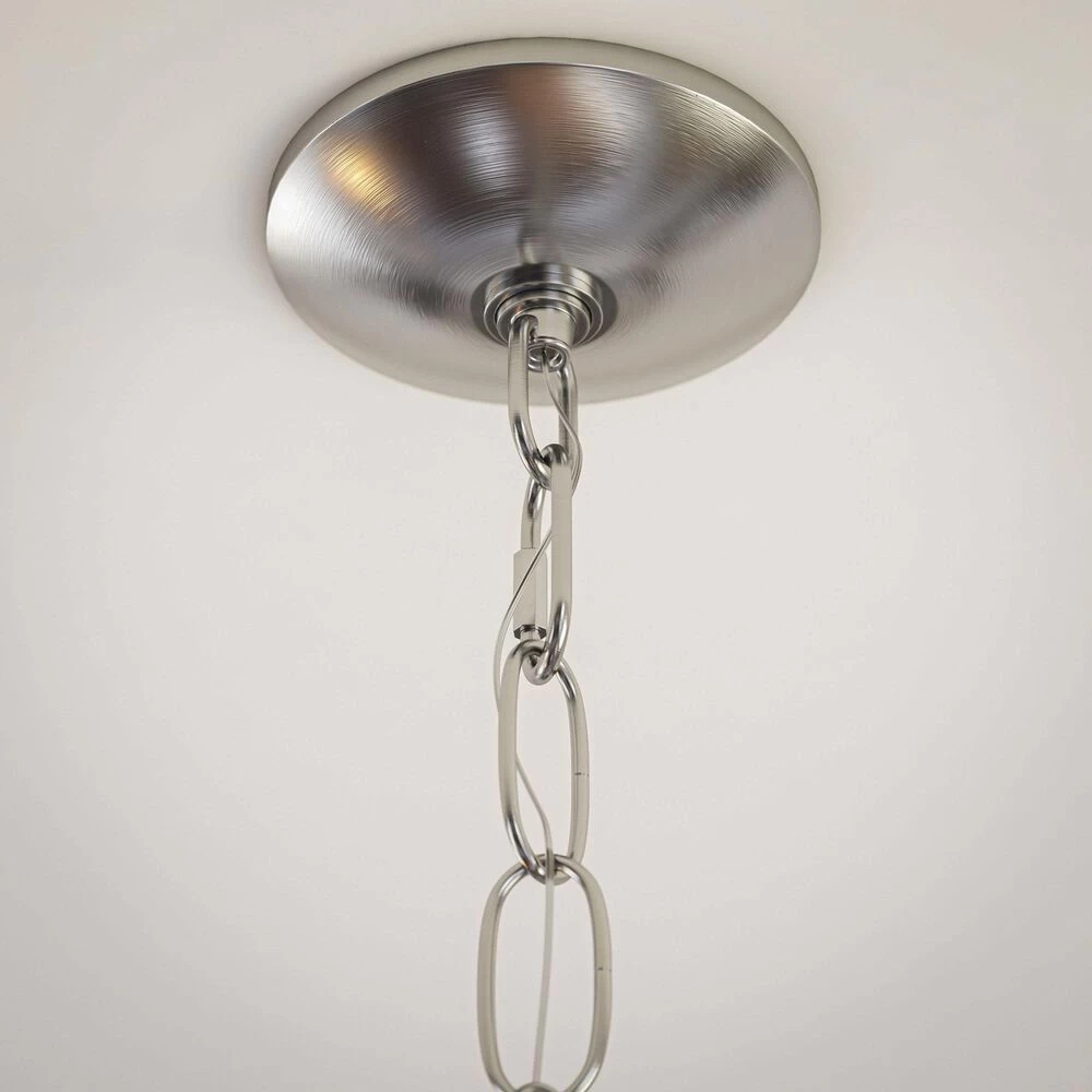 Kenroy Capri 1-Light Pendant In Brushed Nickel 5 Kenroy Capri 1-Light Pendant In Brushed Nickel - Image 3